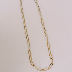 Paperclip Chain Layering Necklace