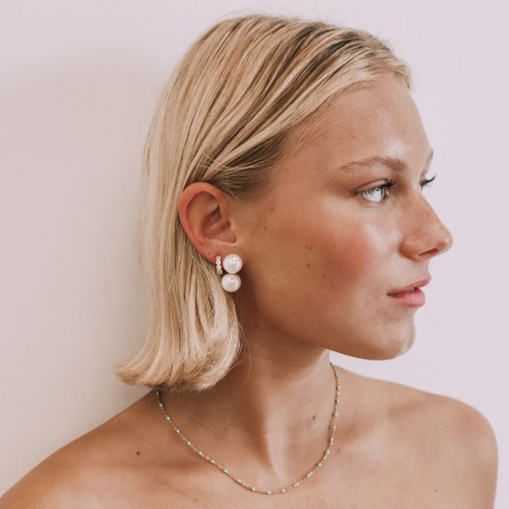 Pearl Twin Earrings
