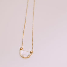 Load image into Gallery viewer, Half Pearl Necklace (waterproof)