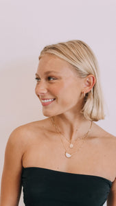 Half Pearl Necklace (waterproof)