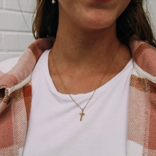 Load image into Gallery viewer, Solid Cross Necklace - Gold