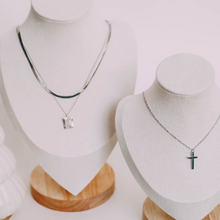 Load image into Gallery viewer, Solid Cross Necklace - Silver