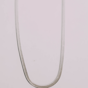 Silver Thin Slink Necklace