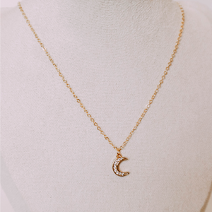 Simple Crescent Necklace
