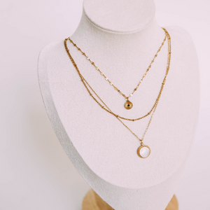 Athena Layered Necklace (gold)