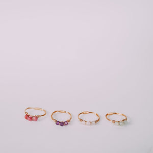 Wire Stone Rings