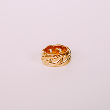 Load image into Gallery viewer, Thick Knit Gold Waterproof Ring