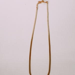 Gold Thin Slink Necklace