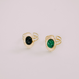 The Ginger Ring - Green Stone