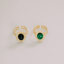 Load image into Gallery viewer, The Ginger Ring - Green Stone