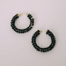 Load image into Gallery viewer, Mama Mia Hoops - Black
