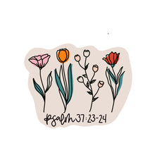 Load image into Gallery viewer, Psalm 37:23-24 Sticker