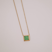 Load image into Gallery viewer, The Joan Necklace - Green (18k Gold Filled)