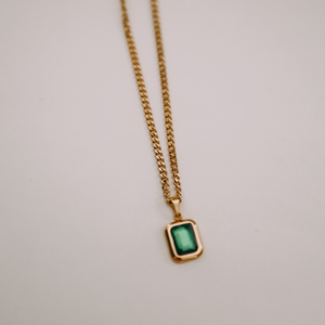 The Trinity Emerald Necklace