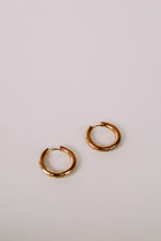 Load image into Gallery viewer, Gold earring hoops